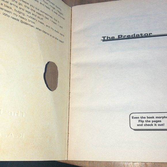 Vintage Animorphs children’s series- book #5 The Predator - Picture 4 of 7